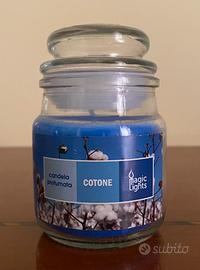 Candela profumata al cotone