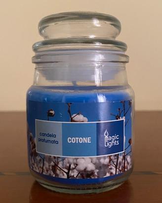 Candela profumata al cotone