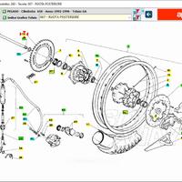 Corona Aprilia Pegaso 650 AP8107069