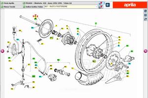 Corona Aprilia Pegaso 650 AP8107069