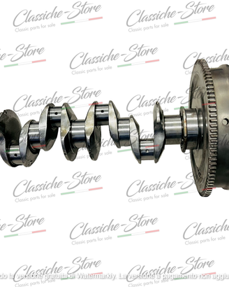Albero motore e volano alleggeriti Alfa Romeo 101/