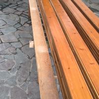 perlinato di abete verniciato