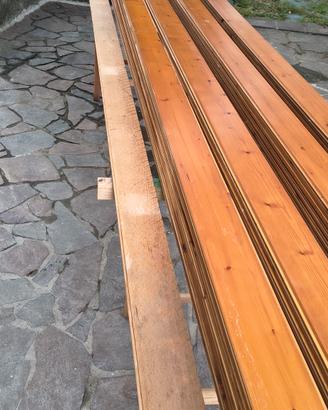 perlinato di abete verniciato