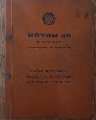 Catalogo ricambi Motom 48