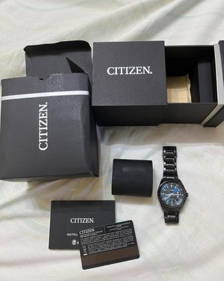 Citizen Eco-drive Nightawk PDV Nero Blu full sett