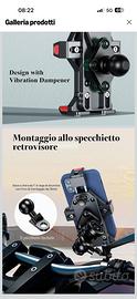 Supporto telefono per moto.