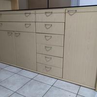 Banco con cassettiera 