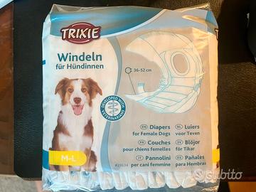 Pannolini per cane femmina - M L cm 36-52