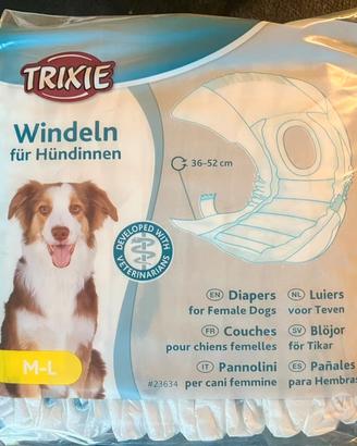 Pannolini per cane femmina - M L cm 36-52