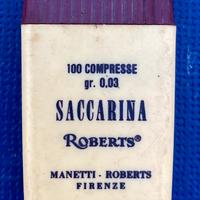 Scatola vintage Saccarina Roberts