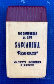Scatola vintage Saccarina Roberts