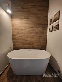 Vasca da bagno freestanding 150x75 stile moderno