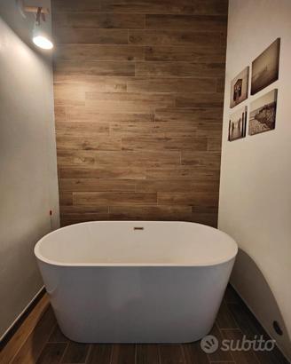 Vasca da bagno freestanding 150x75 stile moderno