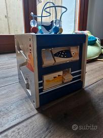 Cubo Multiattività in Legno a Tema Mare 