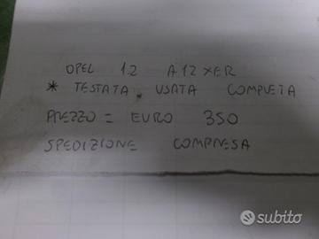 Testata completa opel 1.2 a12xer
