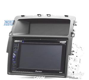TELAIO NERO RADIO 2-DIN PER OPEL VIVARO NISSAN PRI