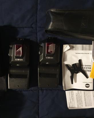2 x Flash Minolta 5600HS (D) per Sony / Minolta