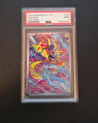 PSA 9 Zeraora AR 109/102 Carta Pokemon SV7  🇯🇵