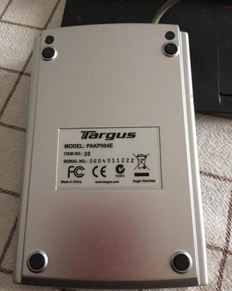 Targus Mini Tastiera PAKP004E Silver-Nero USB