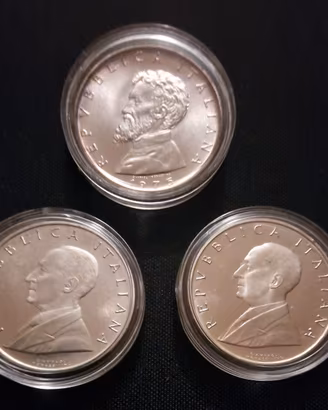 13 Monete 500 Lire Argento SPL Marconi Buonarroti
