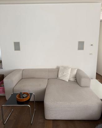 Kave Home Blok Divano Beige con Chaise Longue