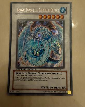 YU GI OH! BRIONAC,DRAGO DELLA BARRIERA DI GHIACCIO
