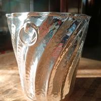 Secchiello da champagne o vaso in Silver