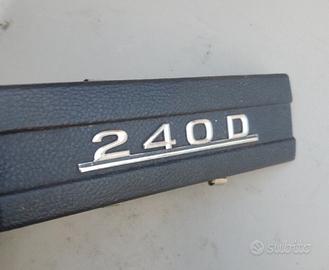 Copertura Autoradio Blu Stemma " 240D " Mercedes W