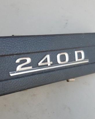 Copertura Autoradio Blu Stemma " 240D " Mercedes W