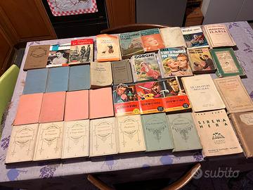 Lotto di 36 libri romanzi anni 40.