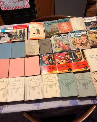Lotto di 36 libri romanzi anni 40.