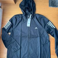 giacca a vento donna nera adidas