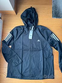 giacca a vento donna nera adidas