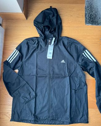 giacca a vento donna nera adidas