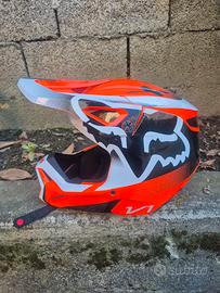 casco moto cros fox 