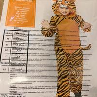 Abito carnevale tigre