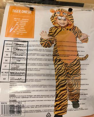 Abito carnevale tigre