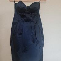 tubino raso blu Elisabetta Franchi tg 42