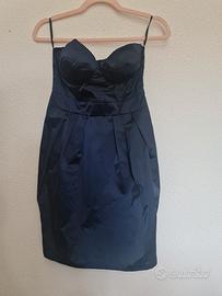 tubino raso blu Elisabetta Franchi tg 42