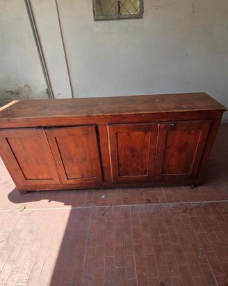 Credenza Bassa / Madia Rustica in Legno Massiccio 