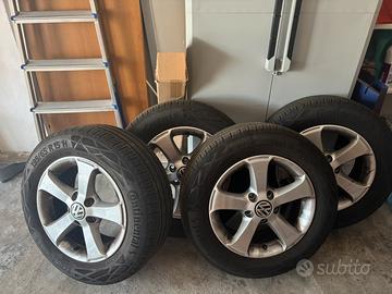 4 Gomme estive e 4 cerchi in lega Volkswagen