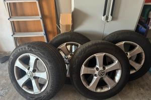 4 Gomme estive e 4 cerchi in lega Volkswagen