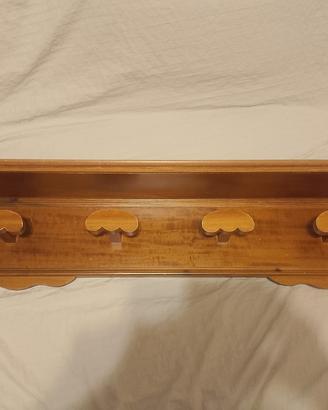 Appendiabiti stile rustico legno pino