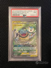 Carte Pokémon Blastoise & Piplup GX eng PSA9