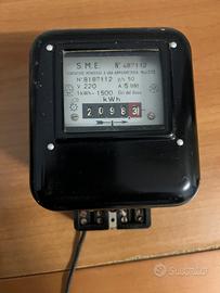 Contatore Elettrico Vintage S.M.E.
