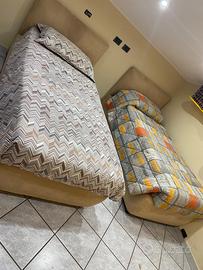 Letti singoli con cassettone