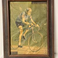 Fausto Coppi quadretto Sport Illustrato