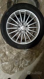 4 gomme complete di cerchi in lega