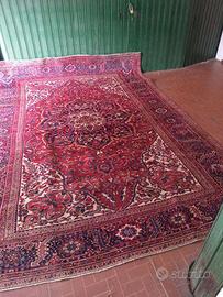 Tappeto persiano Heriz annodato a mano 409X290CM