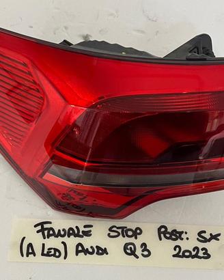 STOP FANALE POSTERIORE SINISTRO AUDI Q3 Sportback